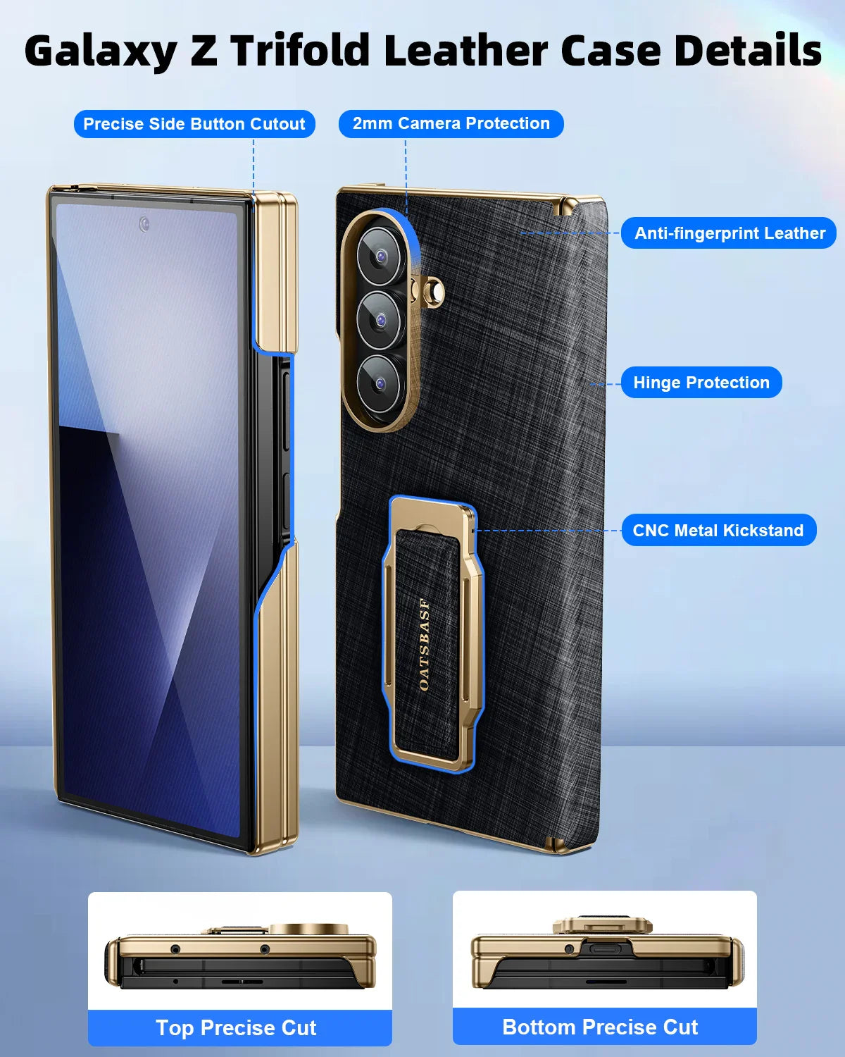 Titan™ Armor: Galaxy Z TriFold 2026 Dual Hinge Case