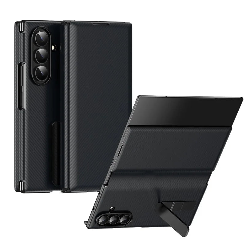 Titan™ Dual-Hinge Leather Armor | Galaxy Z TriFold 2026 Case