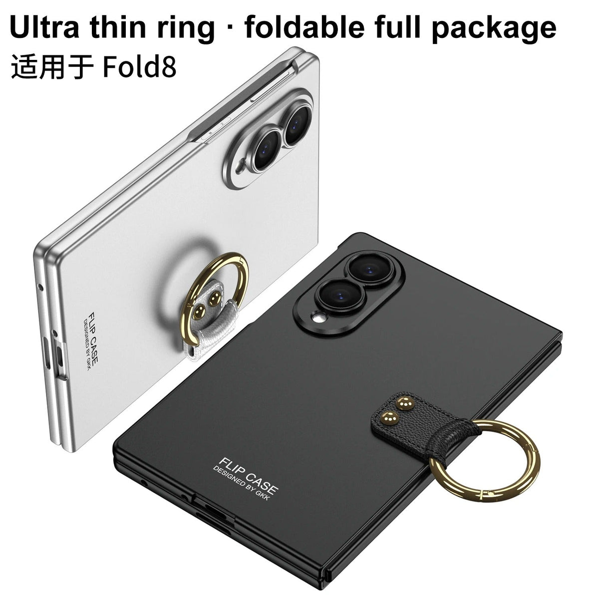 Galaxy Z Fold 8 Ultra-Thin Ring Holder Case