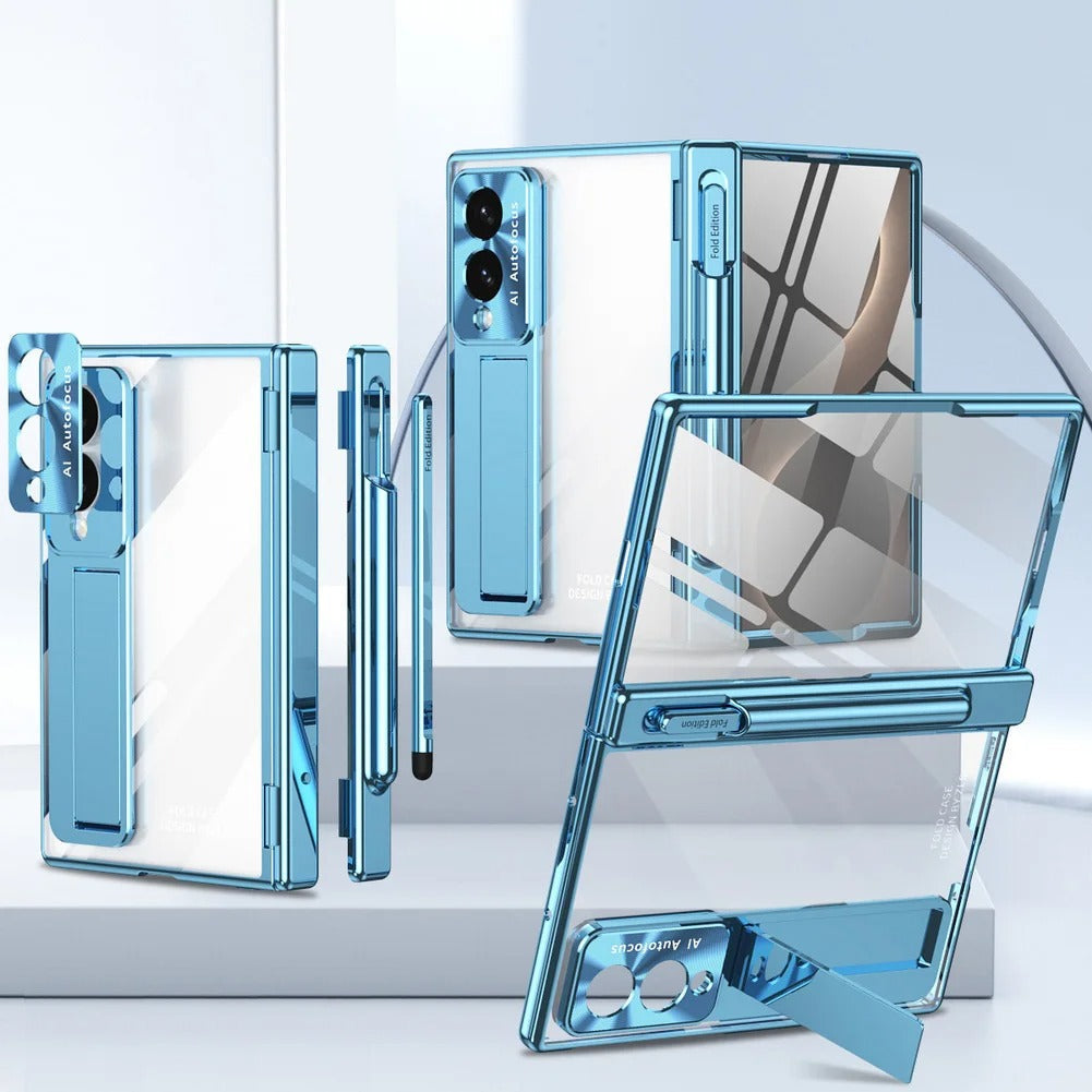CrystalHinge™ – Clear Magnetic Kickstand Case for Galaxy Z Fold 8