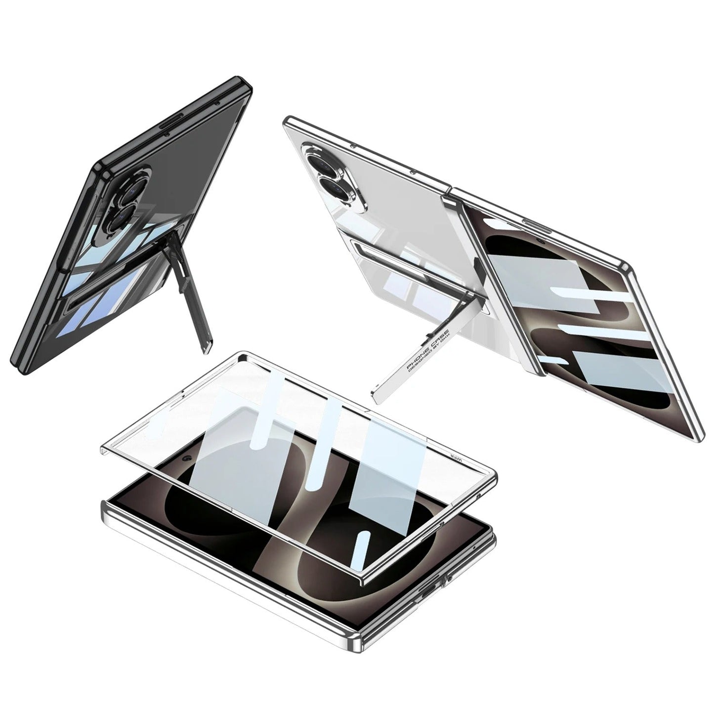 Galaxy Z Fold 8 Mirror Case with Dual Kickstand