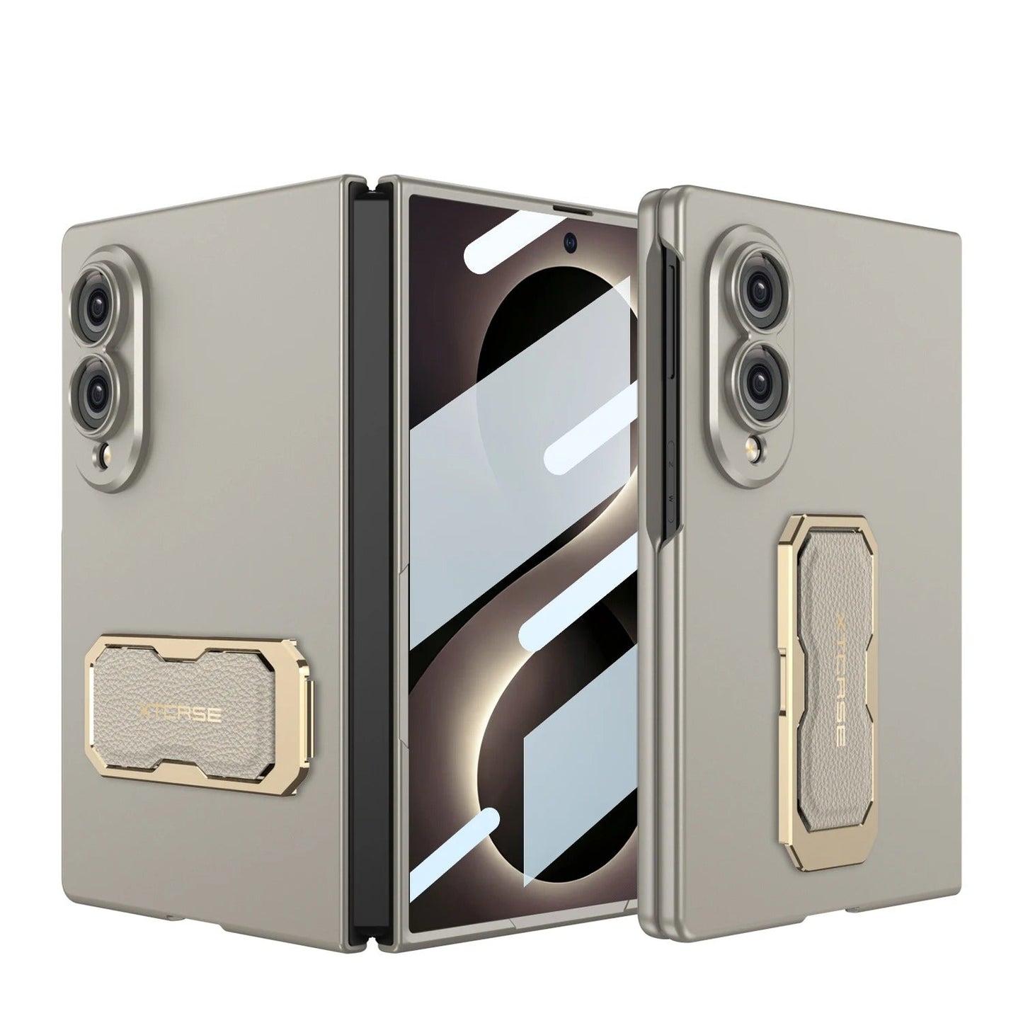 Galaxy Z Fold 8 Luxury Strap Kickstand Case