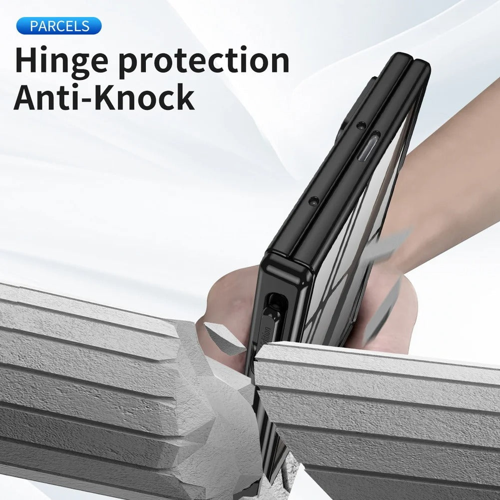 CrystalHinge™ – Clear Magnetic Kickstand Case for Galaxy Z Fold 8