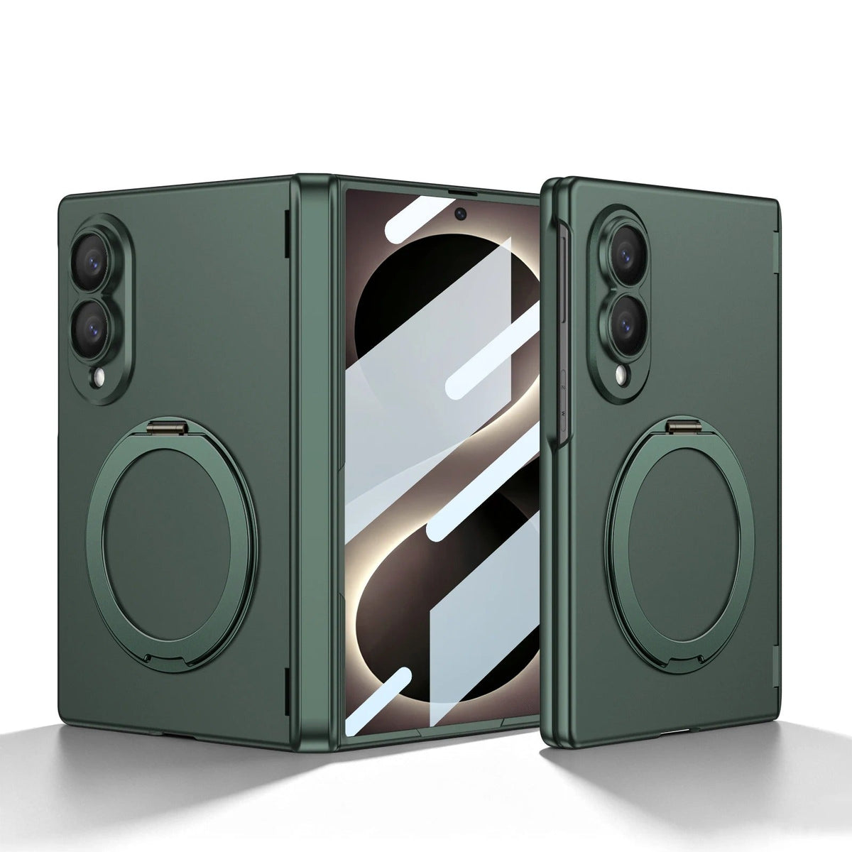 Galaxy Z Fold 8 Magnetic Ring Kickstand Case
