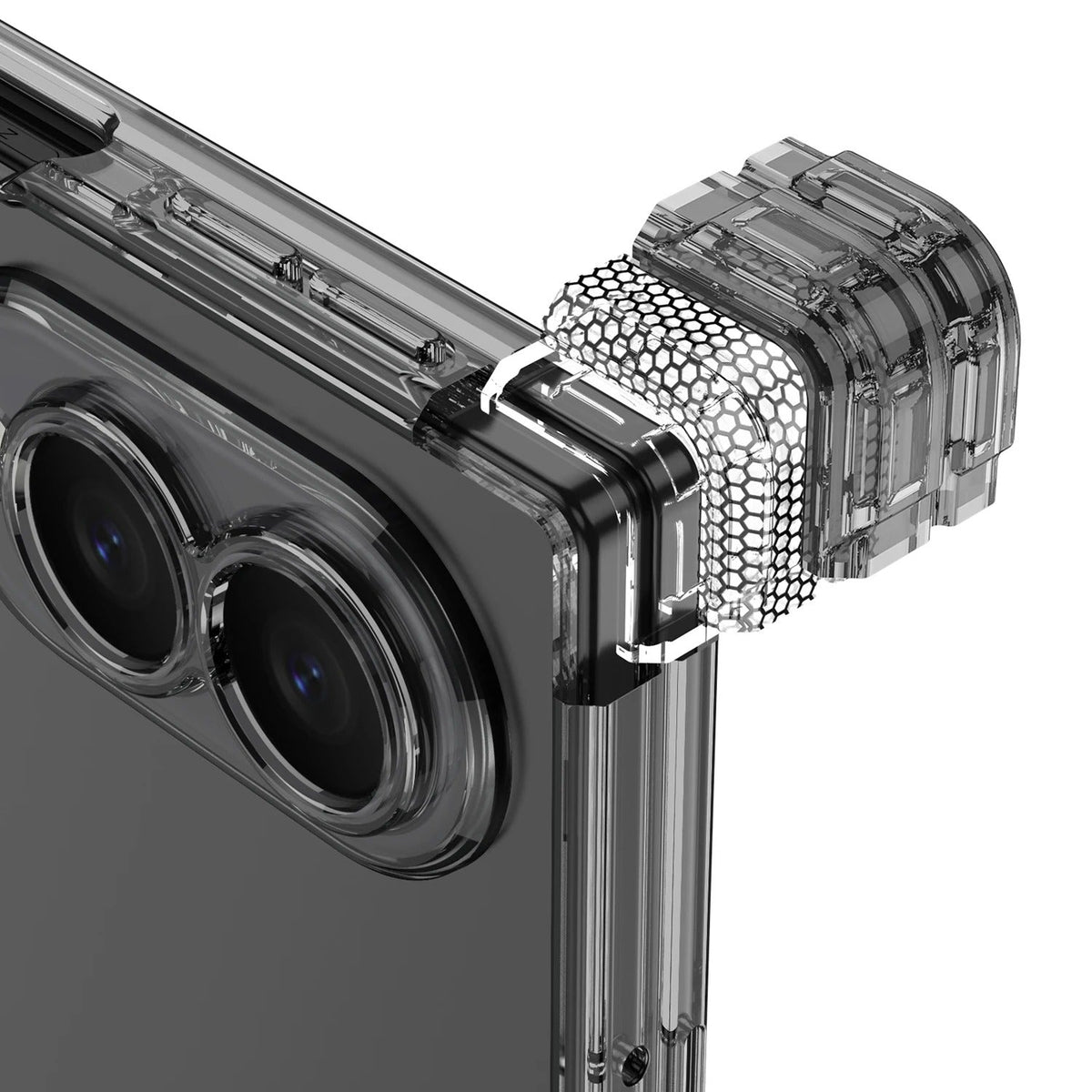 Galaxy Z Fold 8 Clear Magnetic Hinge Protection Case