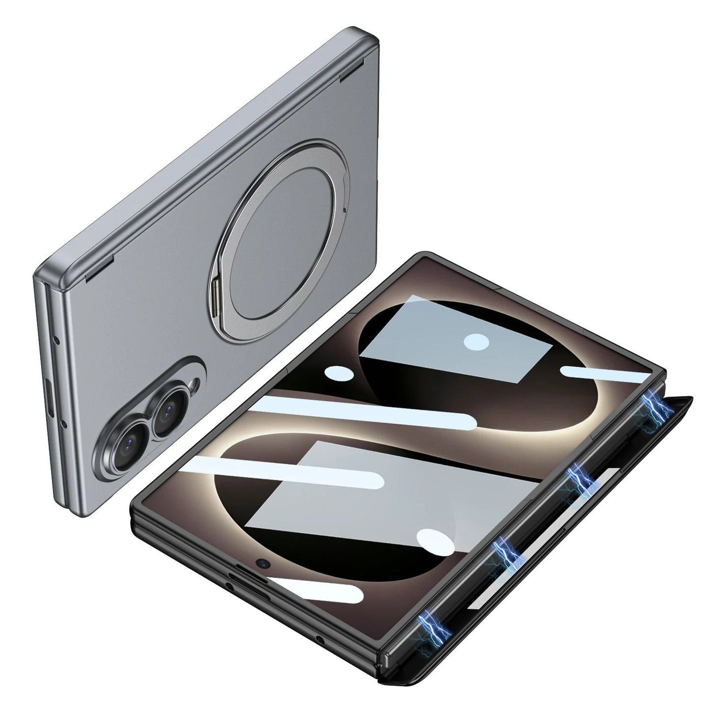 Galaxy Z Fold 8 Magnetic Ring Kickstand Case