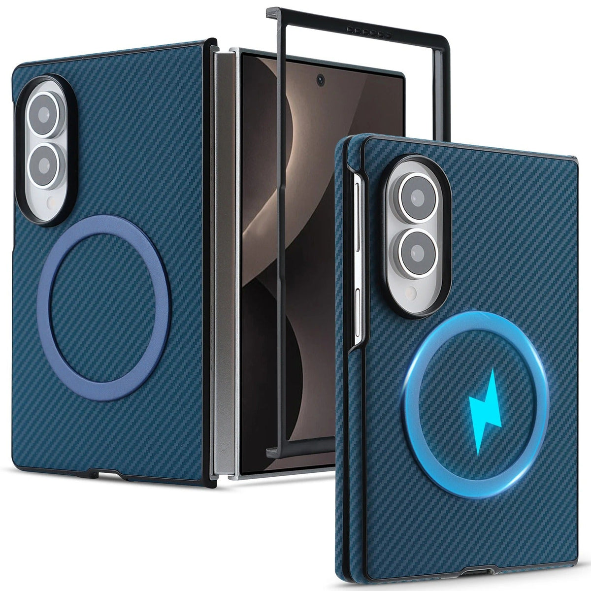 CarbonMag™ – MagSafe Carbon Grip Case for Galaxy Z Fold 8