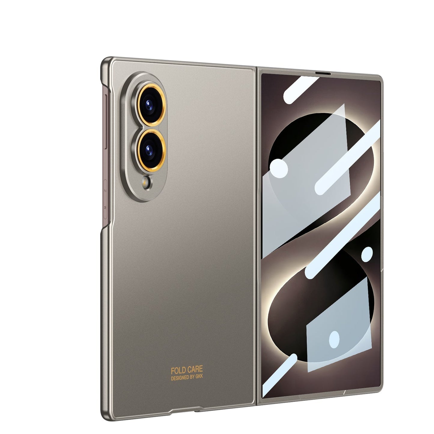 Galaxy Z Fold 8 Ultra-Thin Matte Case With Built-in Tempered Glass