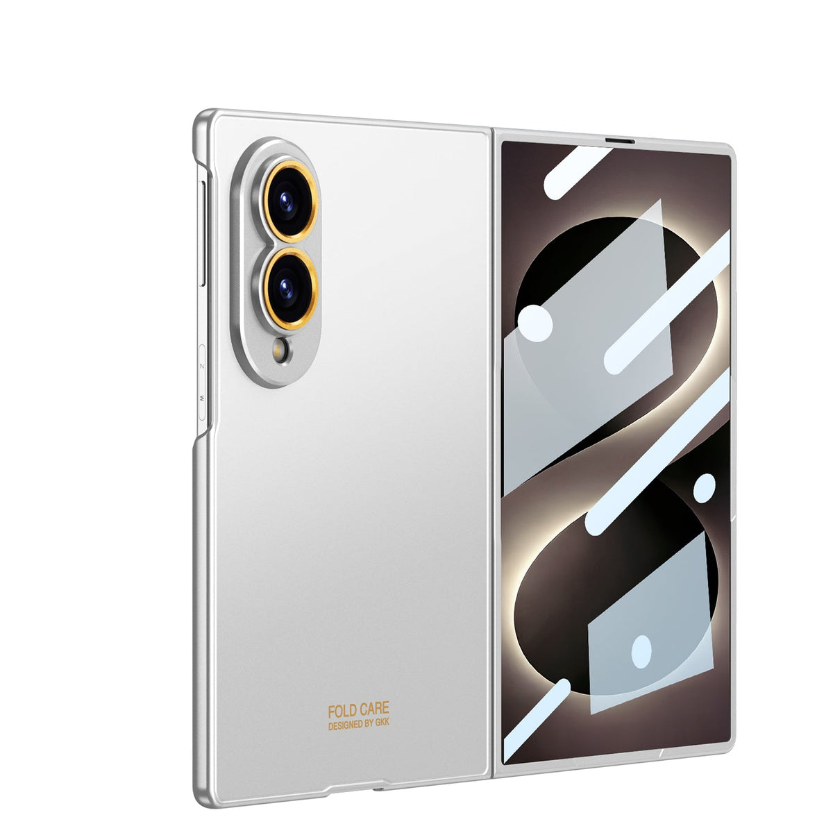 Galaxy Z Fold 8 Ultra-Thin Matte Case With Built-in Tempered Glass