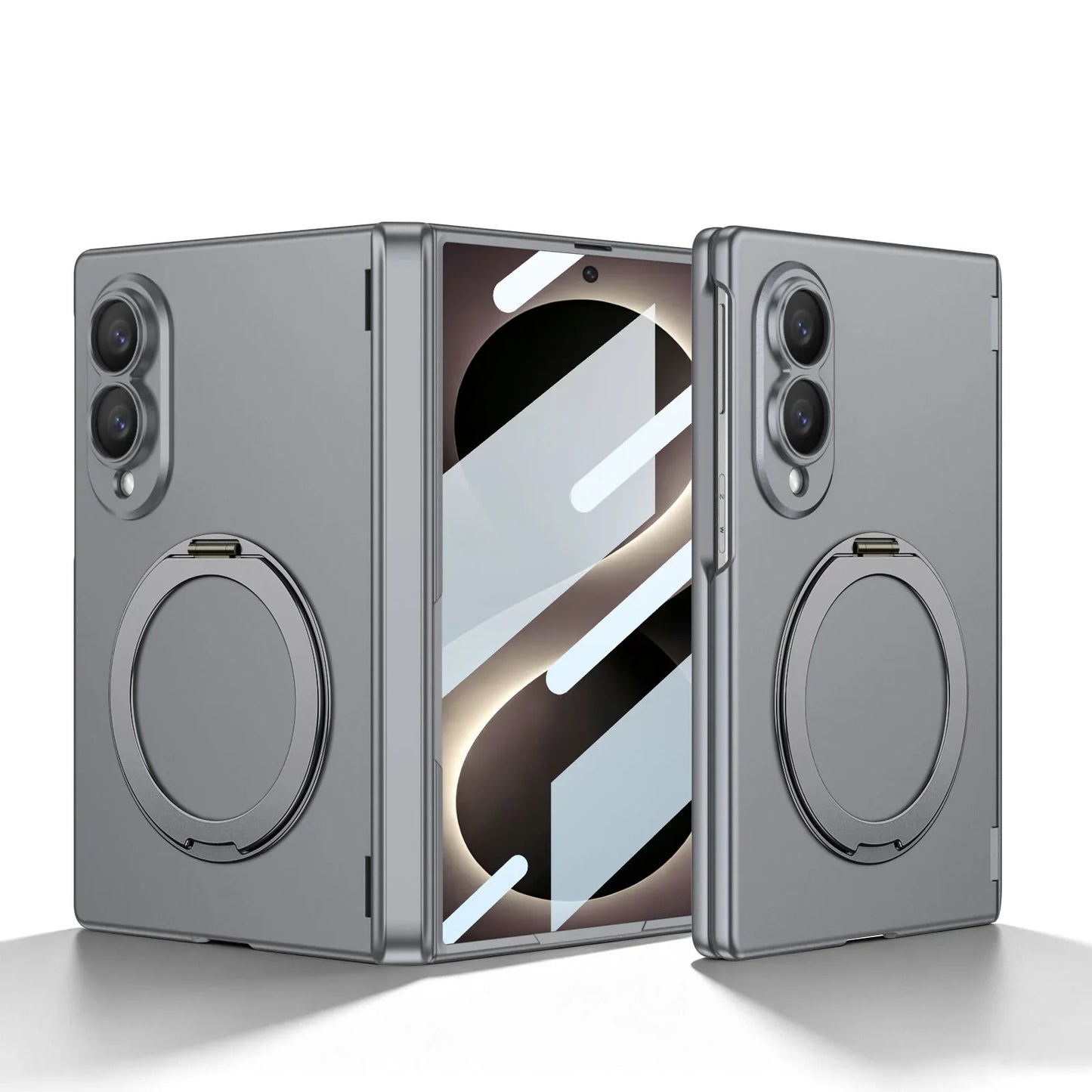 Galaxy Z Fold 8 Magnetic Hinge Case with Rotating Stand