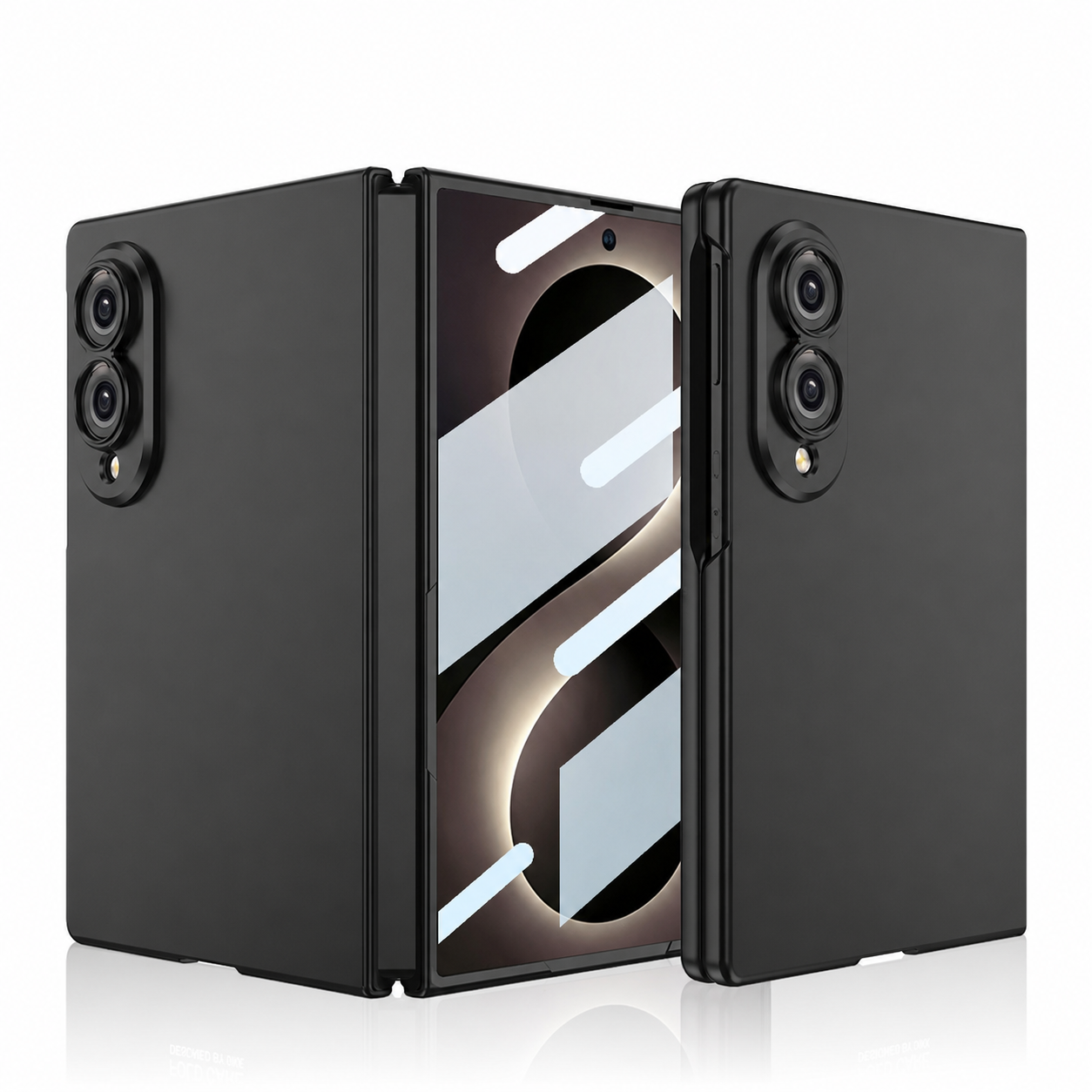 Galaxy Z Fold 8 Matte Black Slim Armor Case – Ultra-Thin Full Coverage Protection