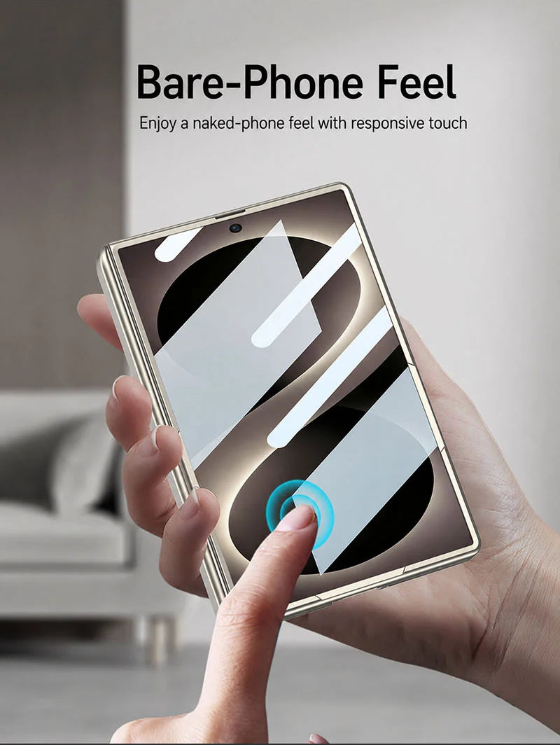 Galaxy Z Fold 8 Magnetic Hinge Case with Rotating Stand