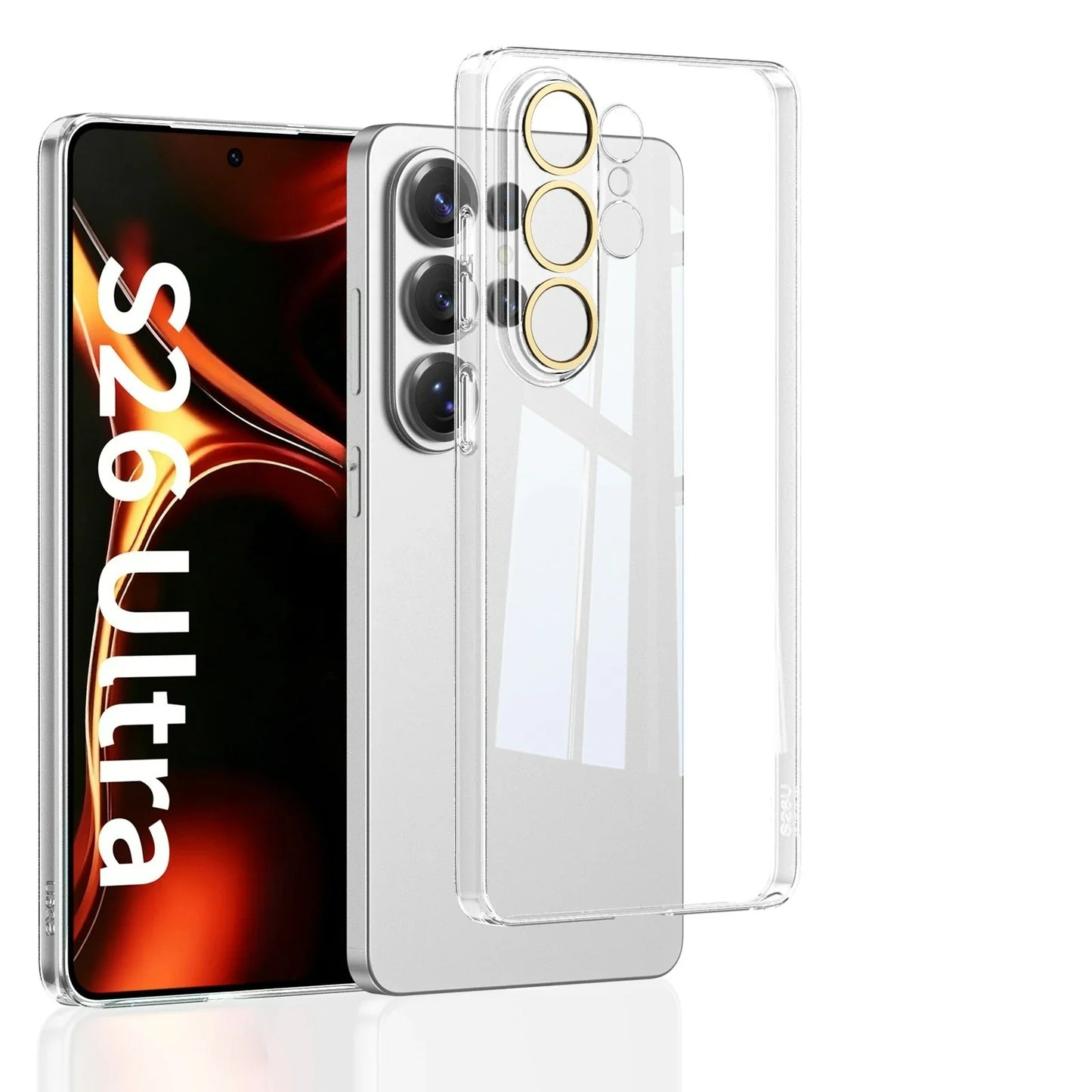 Galaxy S26 Ultra Soft Matte Silicone Case – Semi-Transparent Slim Cover