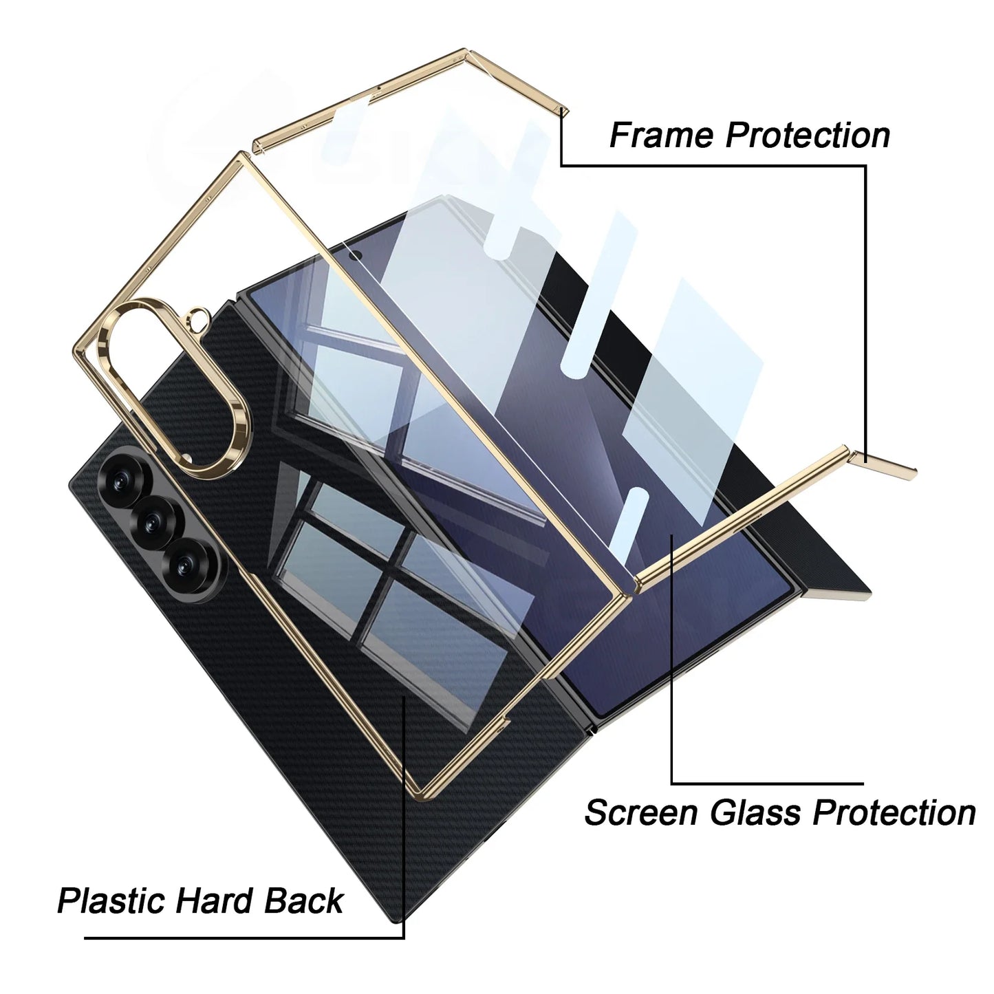 Titan™ Galaxy Z TriFold 2026 Case - Dual Hinge Armor