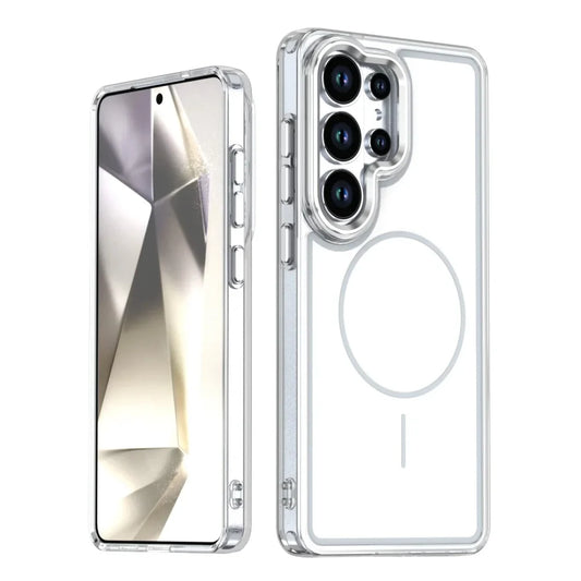 Galaxy S26 Ultra MagSafe Color Block Case – Bold Two-Tone Design & Qi2 Wireless Charging Cover