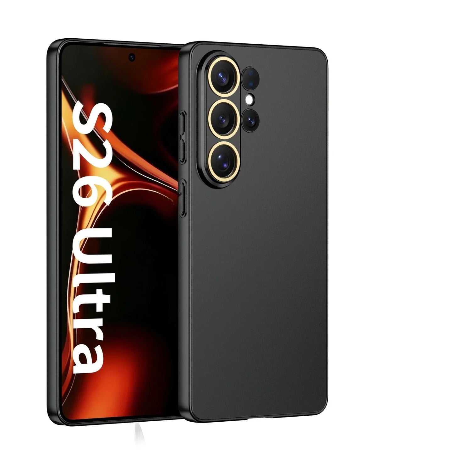 Galaxy S26 Ultra Soft Matte Silicone Case – Semi-Transparent Slim Cover