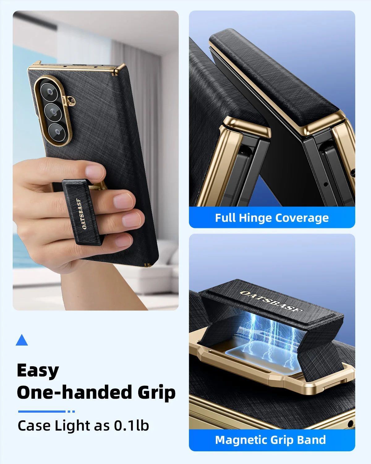 Titan™ Armor: Galaxy Z TriFold 2026 Dual Hinge Case