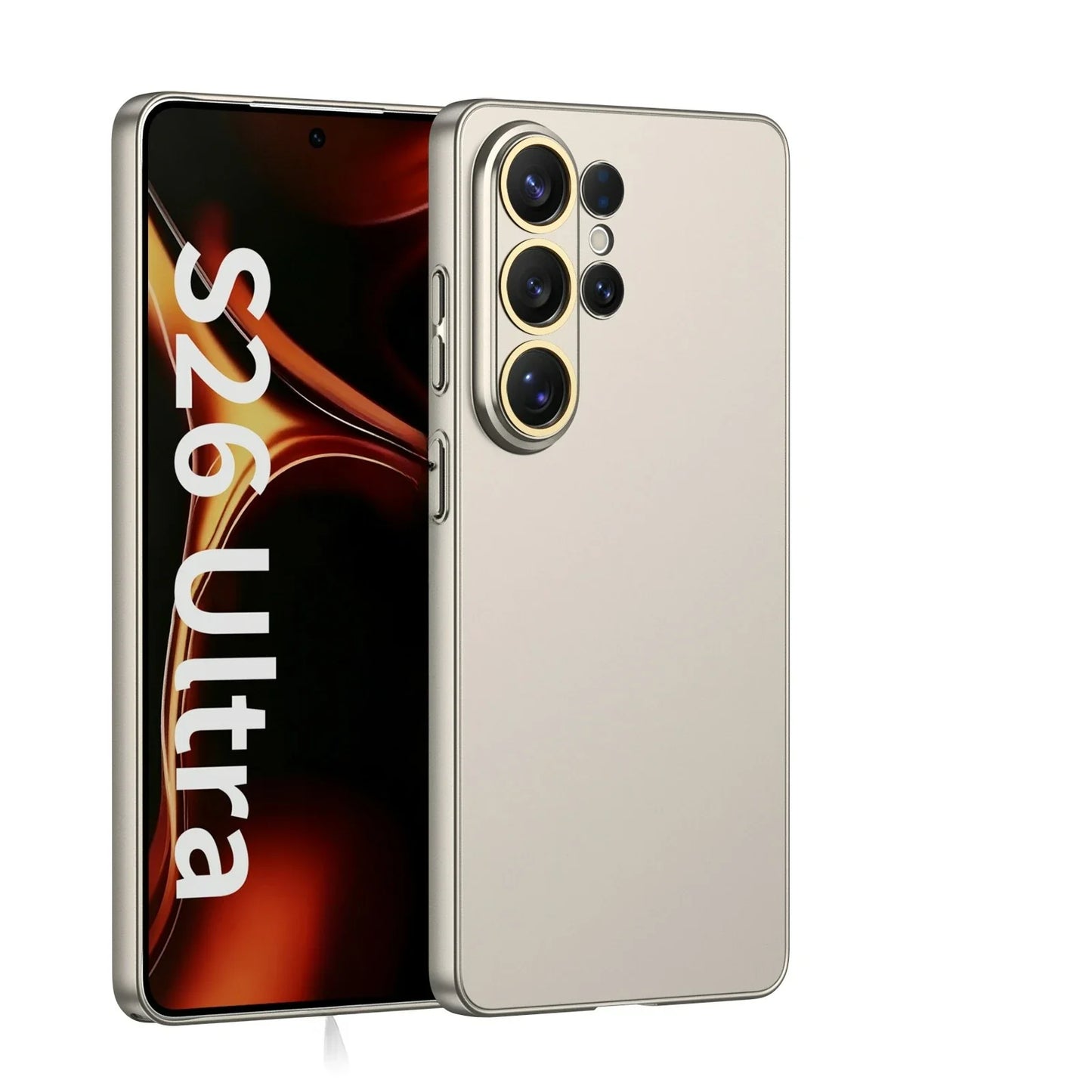 Galaxy S26 Ultra Soft Matte Silicone Case – Semi-Transparent Slim Cover