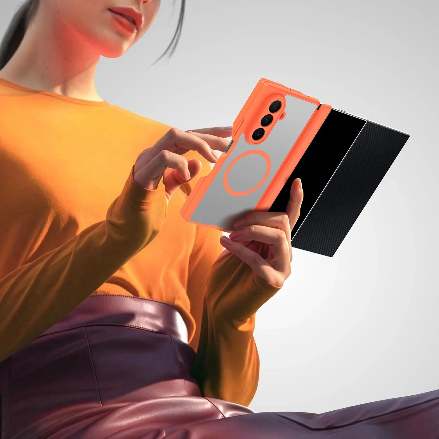 Titan™ Magnetic Hinge Armor | Galaxy Z TriFold 2026 Case