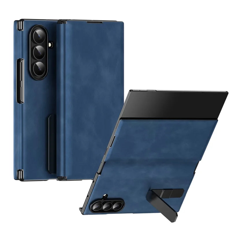 Titan™ Dual-Hinge Leather Armor | Galaxy Z TriFold 2026 Case