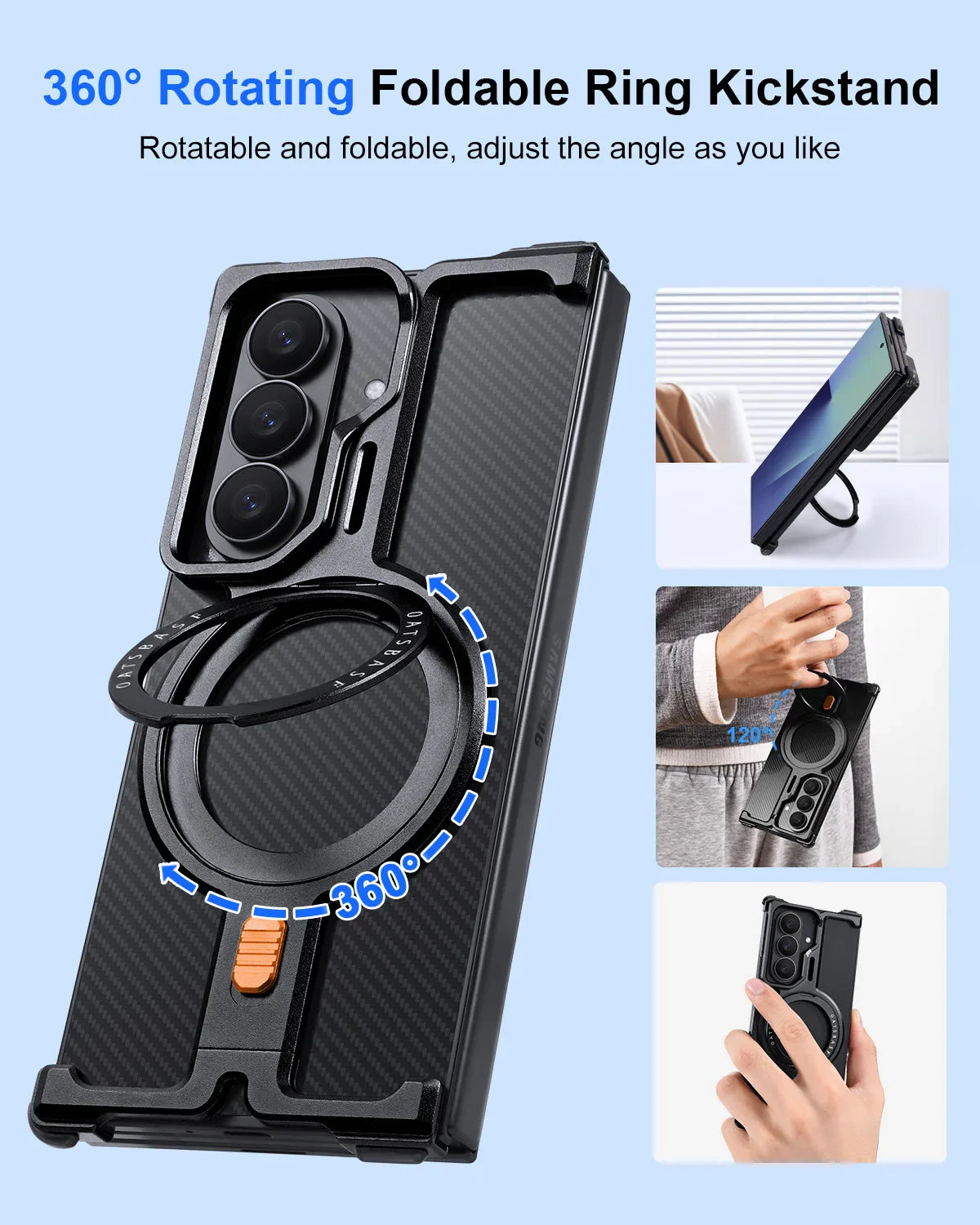 Titan™ Armor Case for Galaxy Z TriFold 2026 | Dual Hinge Guard