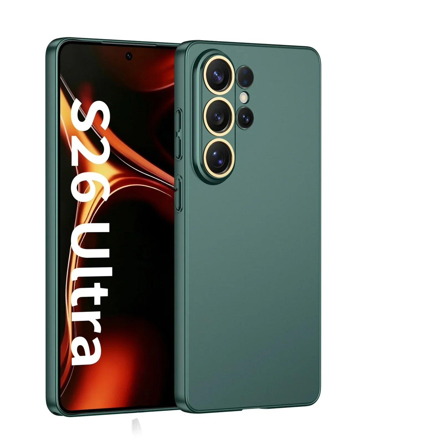 Galaxy S26 Ultra Soft Matte Silicone Case – Semi-Transparent Slim Cover