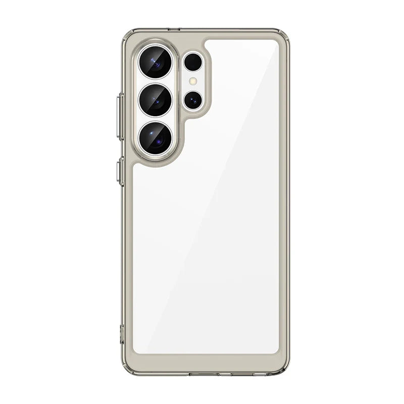 Galaxy S26 Ultra Luxury Clear Case – Colorful Transparent Back & Anti-Yellowing Cover