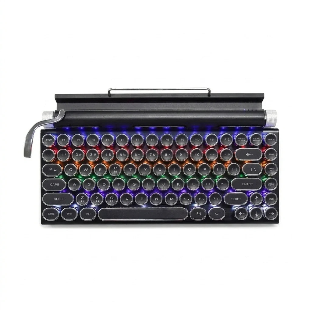TypeNova — Retro Wireless Keyboard for Focused Work