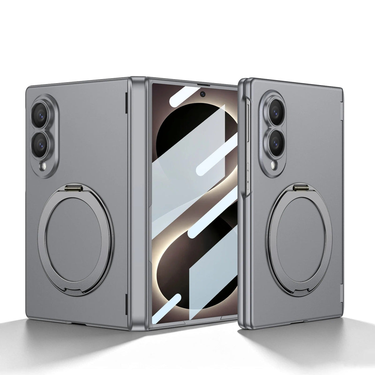 Galaxy Z Fold 8 Magnetic Ring Kickstand Case