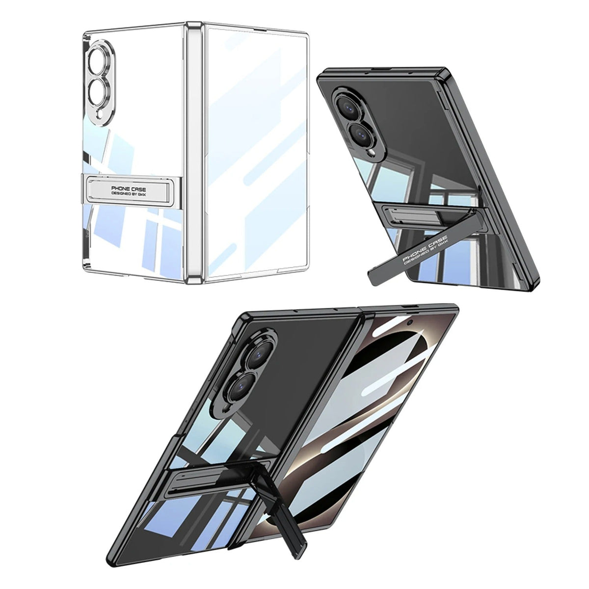 Galaxy Z Fold 8 Mirror Case with Dual Kickstand