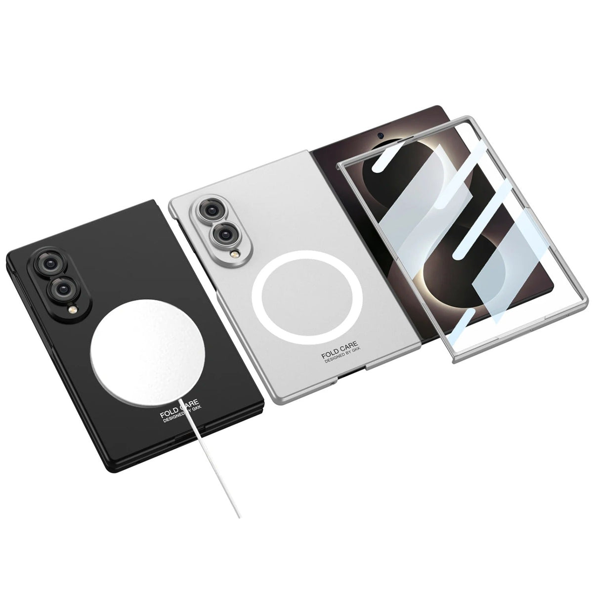 Galaxy Z Fold 8 Magnetic Matte Case with Screen Protector