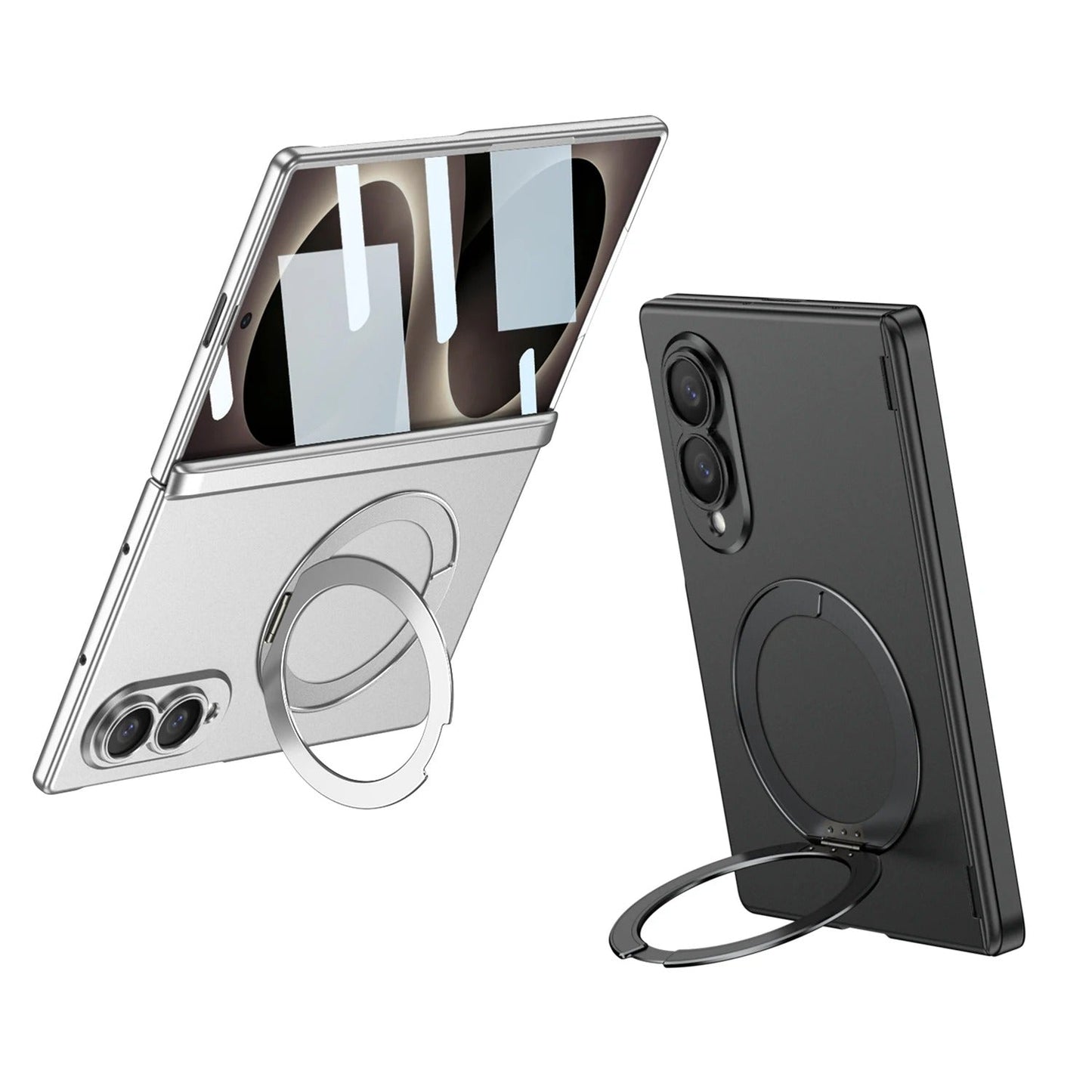 Galaxy Z Fold 8 Magnetic Ring Kickstand Case