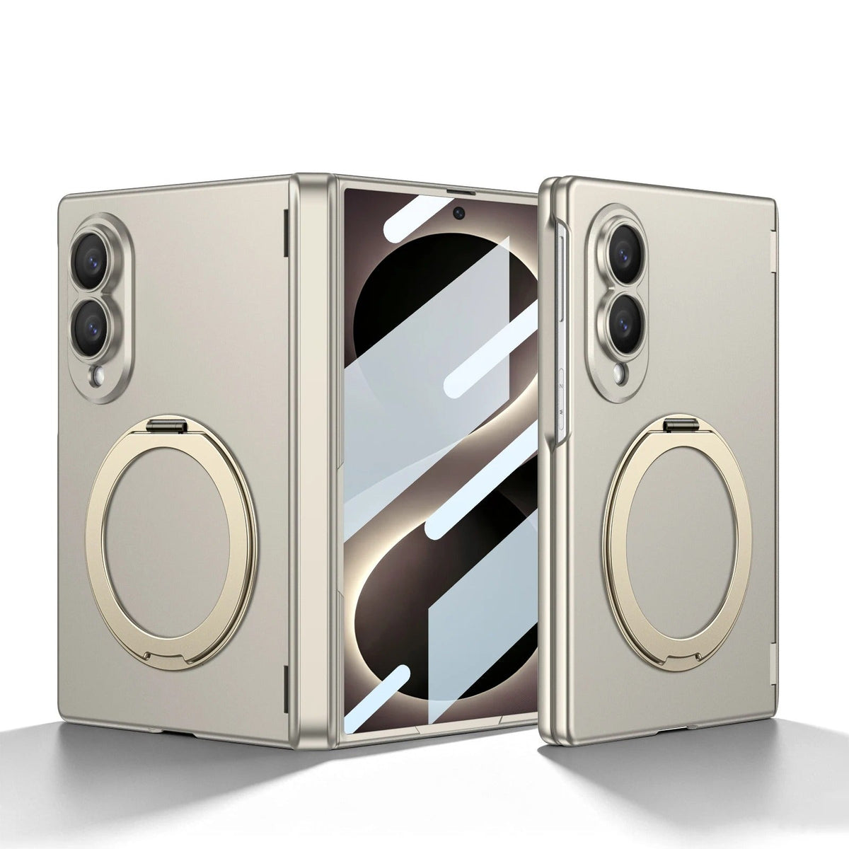 Galaxy Z Fold 8 Magnetic Ring Kickstand Case
